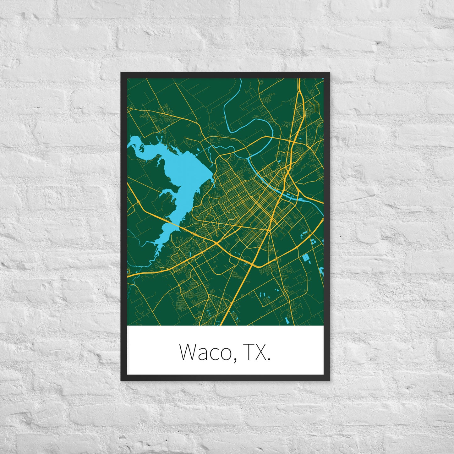 Waco, TX. - Green & Gold