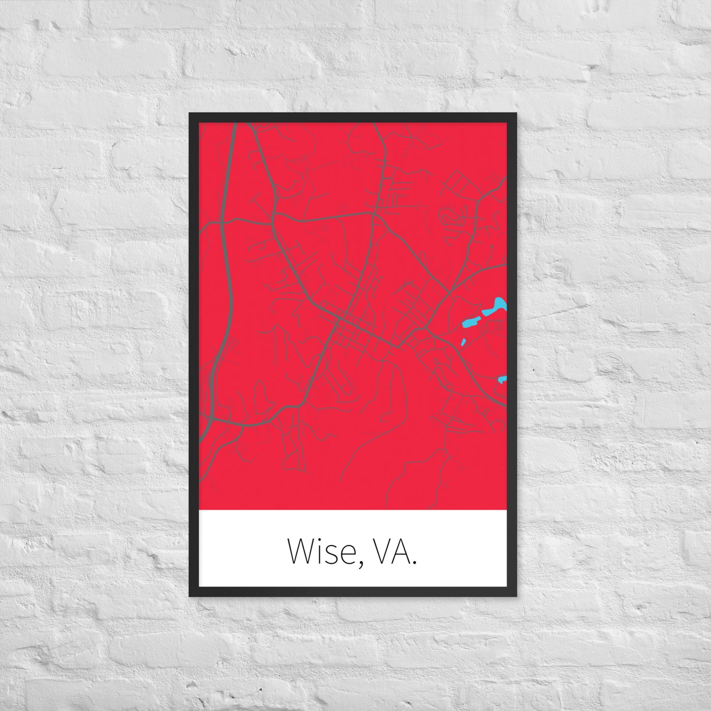 Wise, VA. - Red & Gray