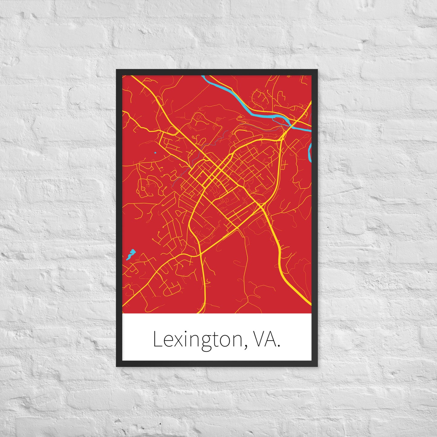 Lexington, VA. - Red & Yellow