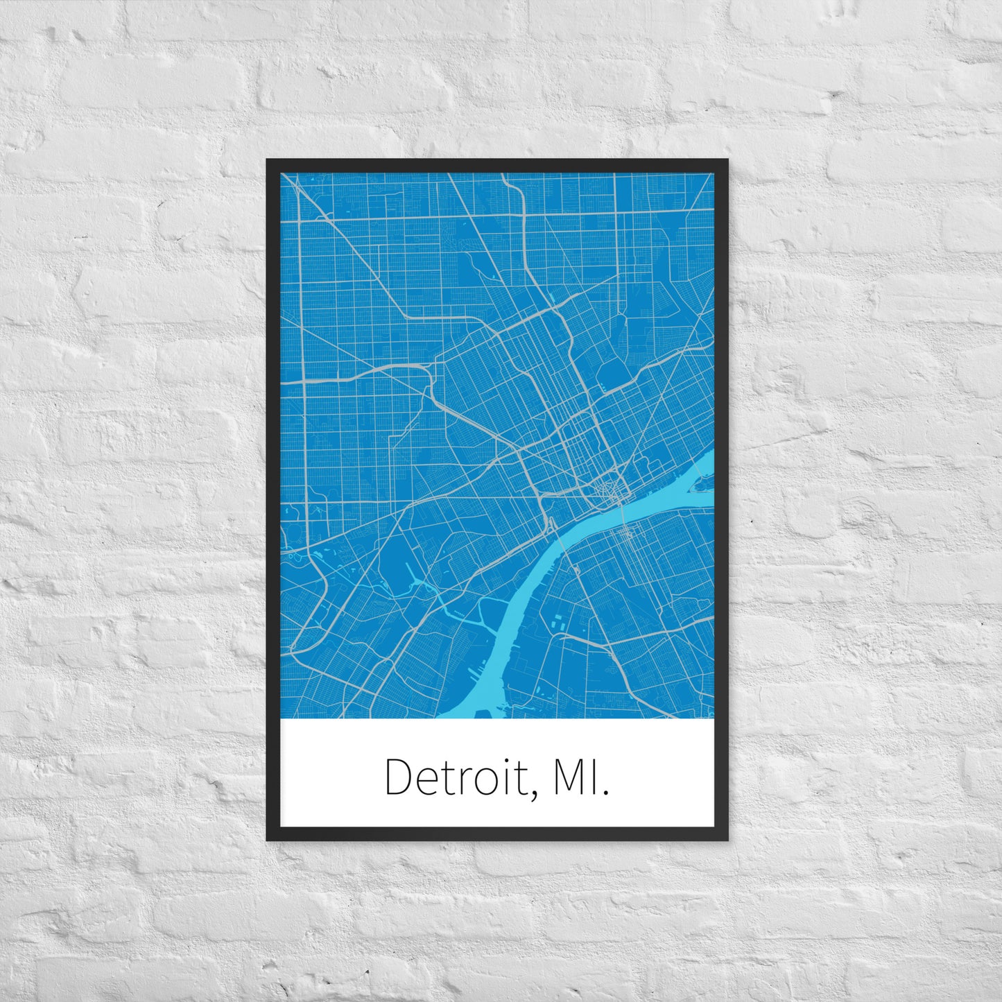 Detroit, MI. - Honolulu Blue & Silver