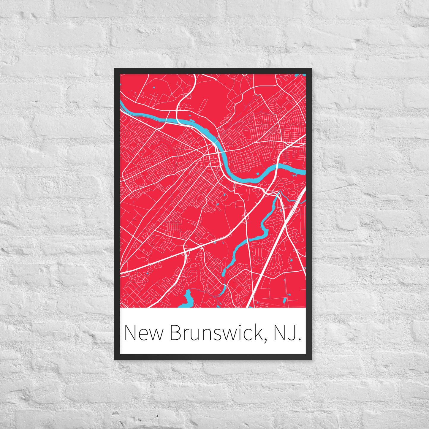 New Brunswick, NJ. - Scarlet & White