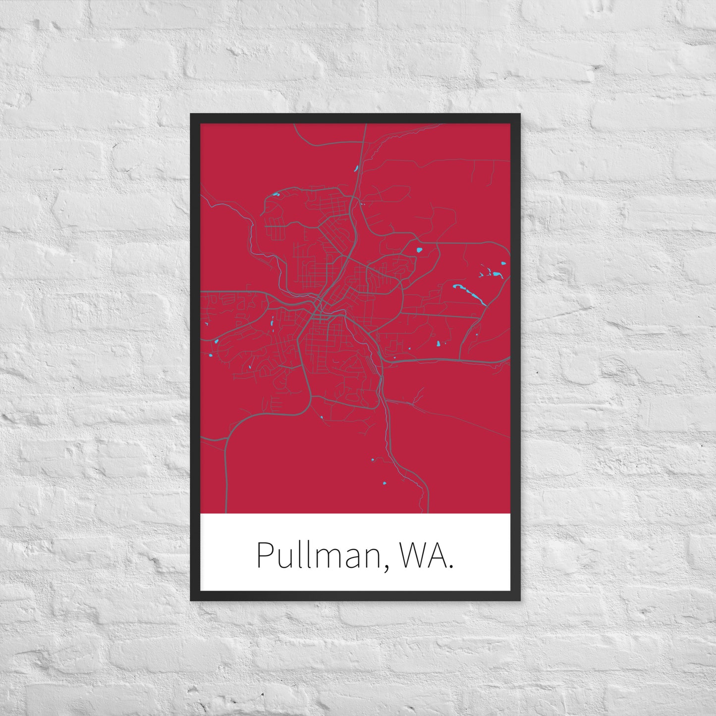 Pullman, WA. - Crimson & Gray