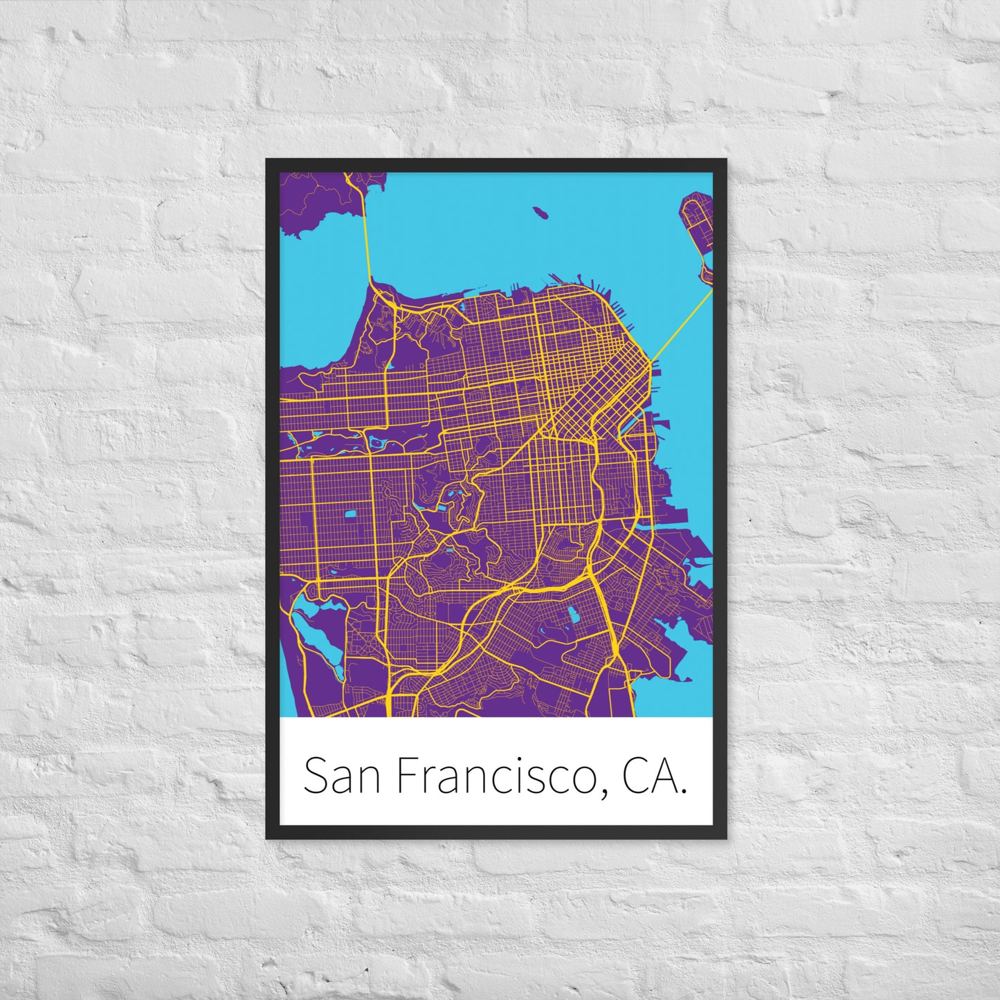 San Francisco, CA. - Purple & Gold