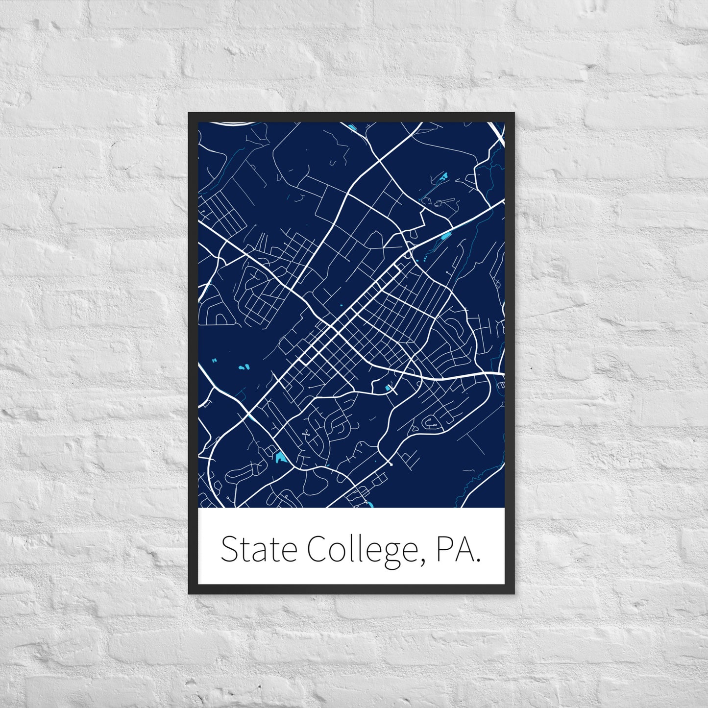 State College, PA. - Blue & White