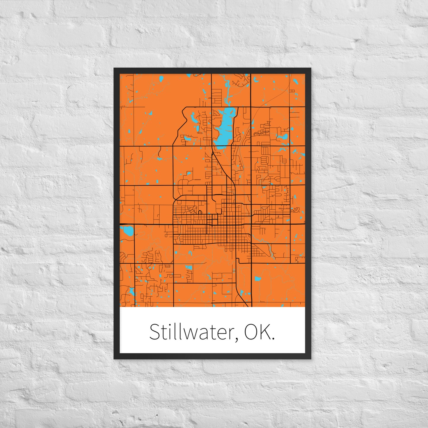 Stillwater, OK. - Orange & Black