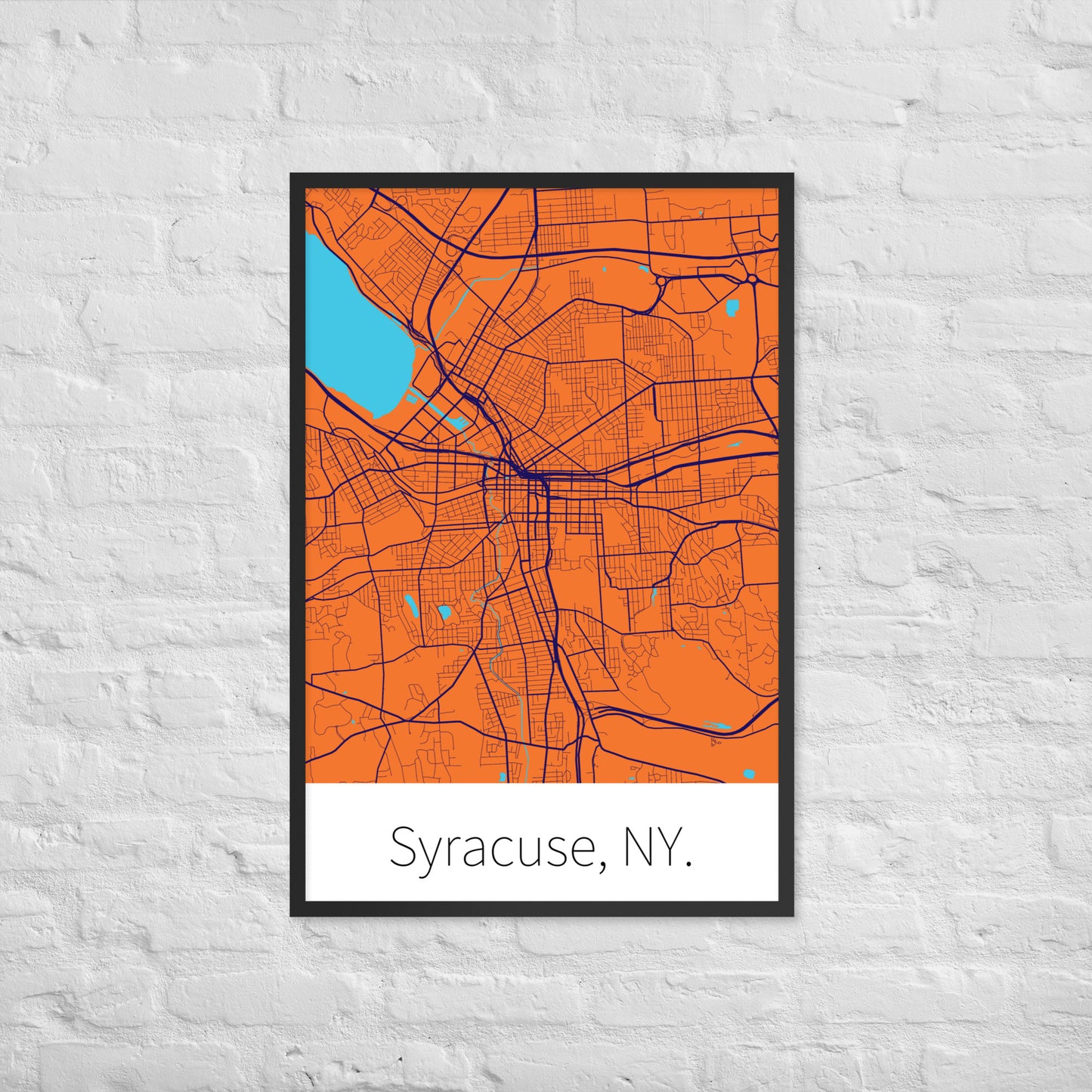 Syracuse, NY. - Syracuse Orange & Primary Blue