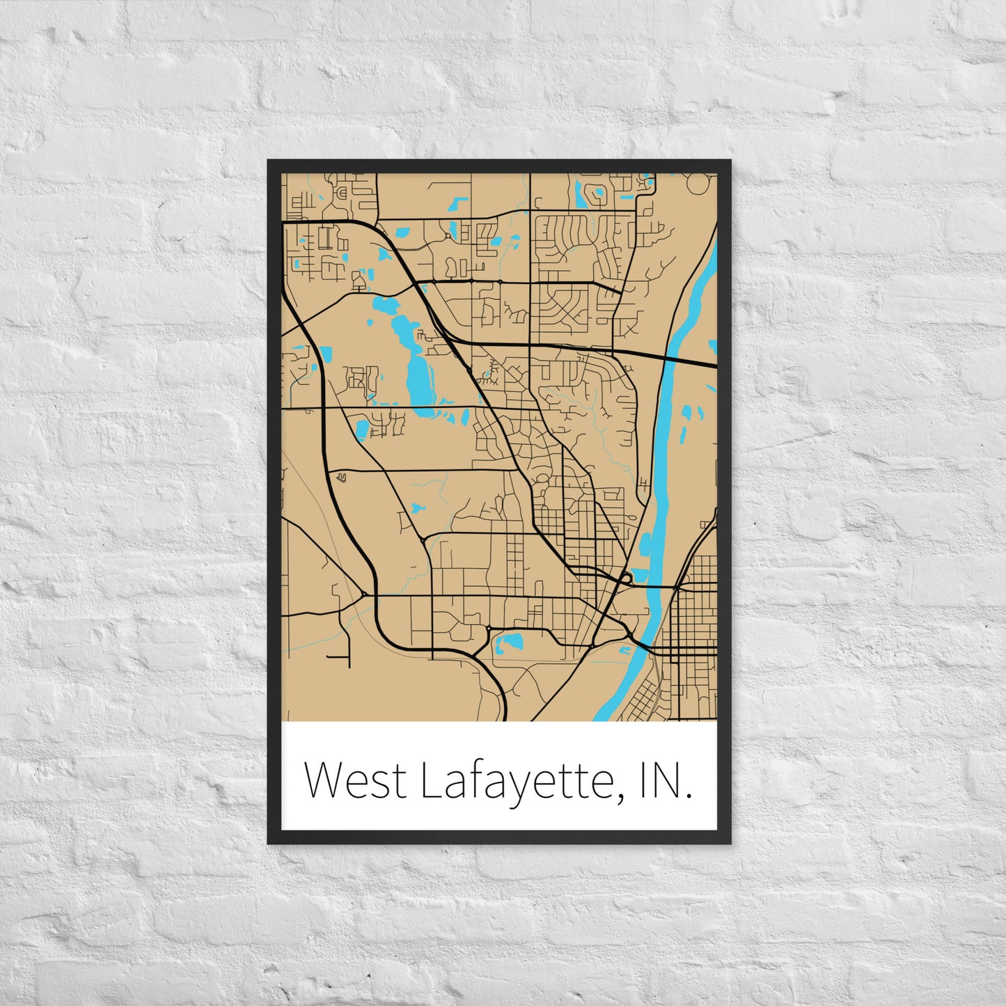 West Lafayette, IN. - Athletic Gold & Black