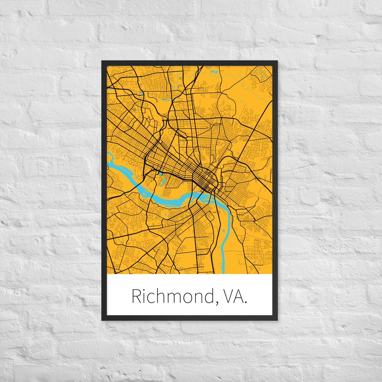 Richmond, VA. - Gold & Black