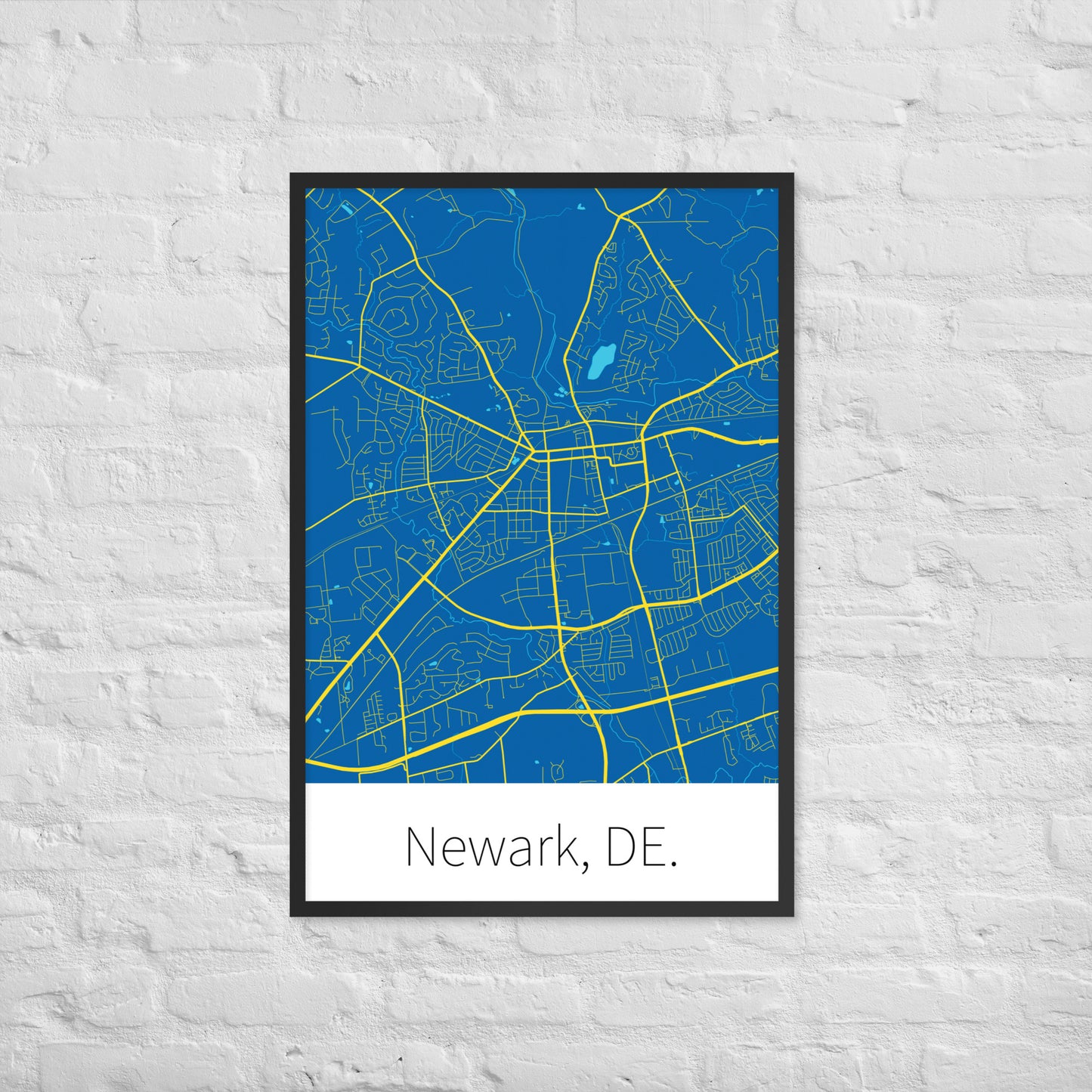 Newark, DE. - Blue & Yellow