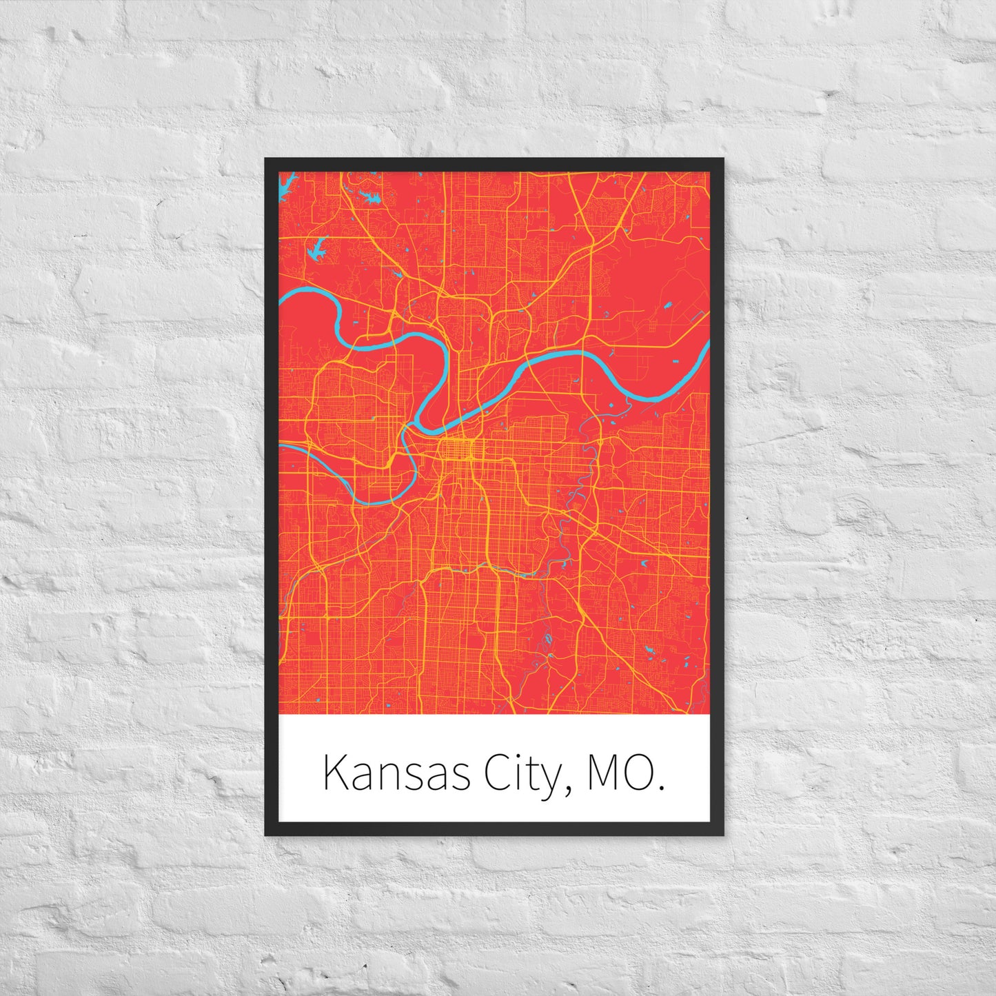 Kansas City, MO. - Red & Gold