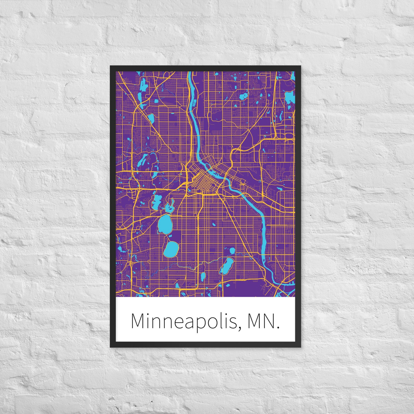 Minneapolis, MN. - Purple & Gold