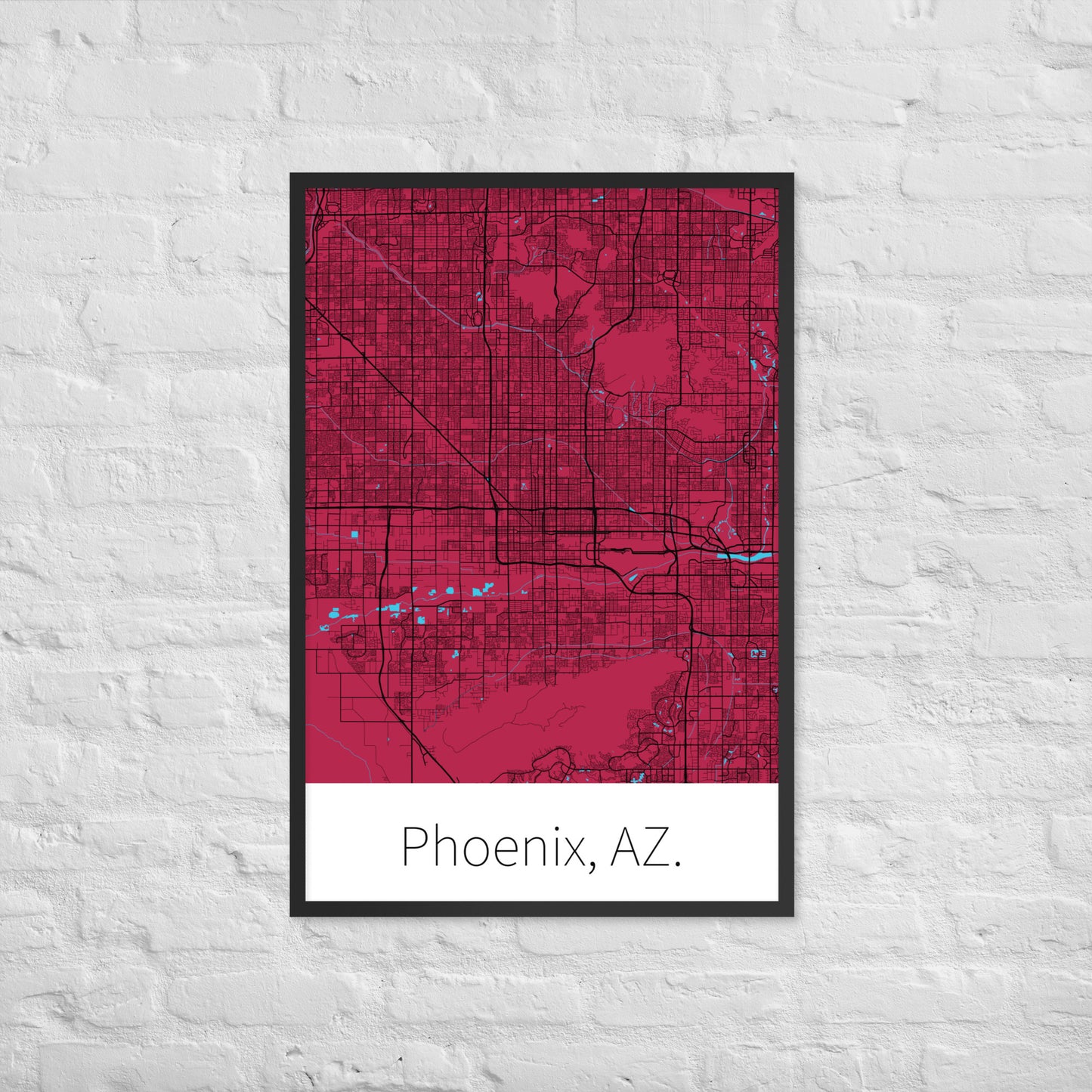 Phoenix, AZ. - Red & Black