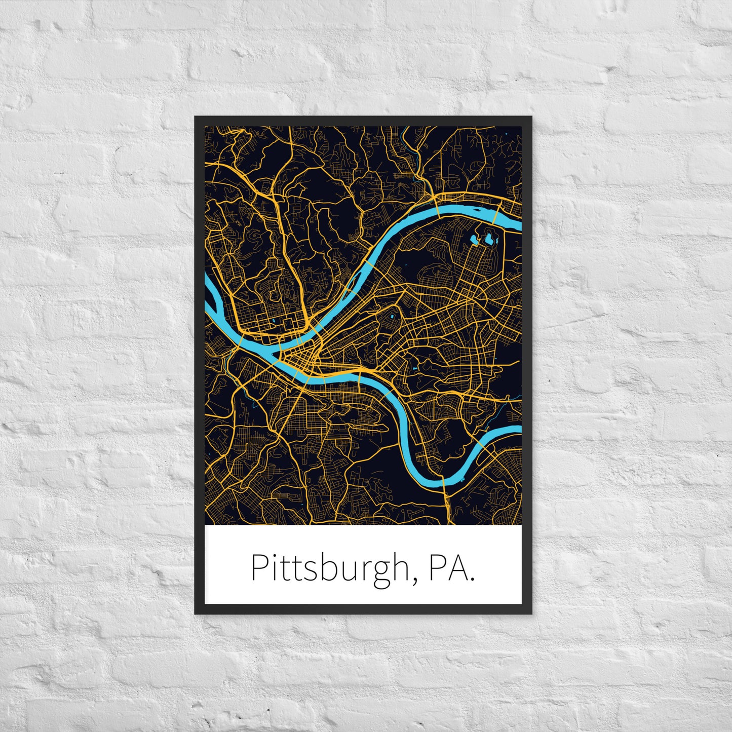 Pittsburgh, PA. - Black & Gold