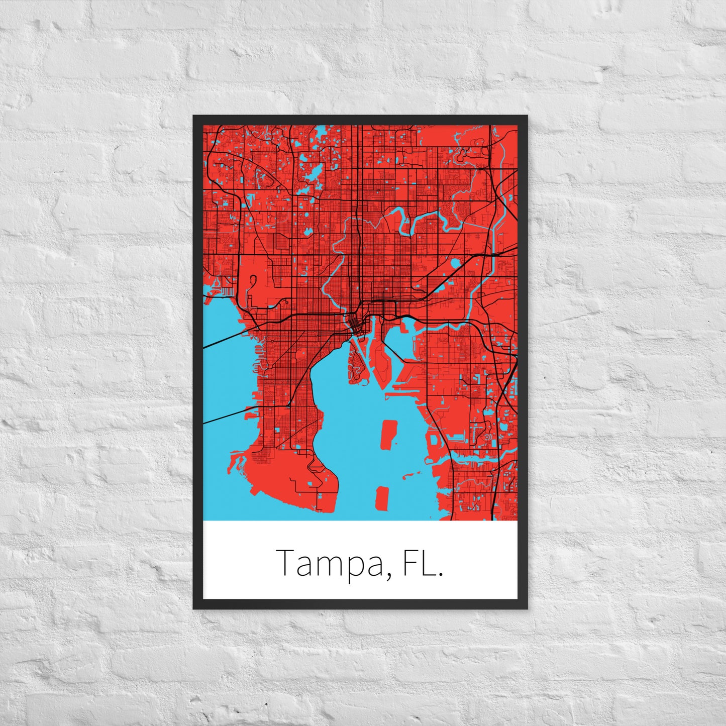 Tampa, FL. - Red & Black