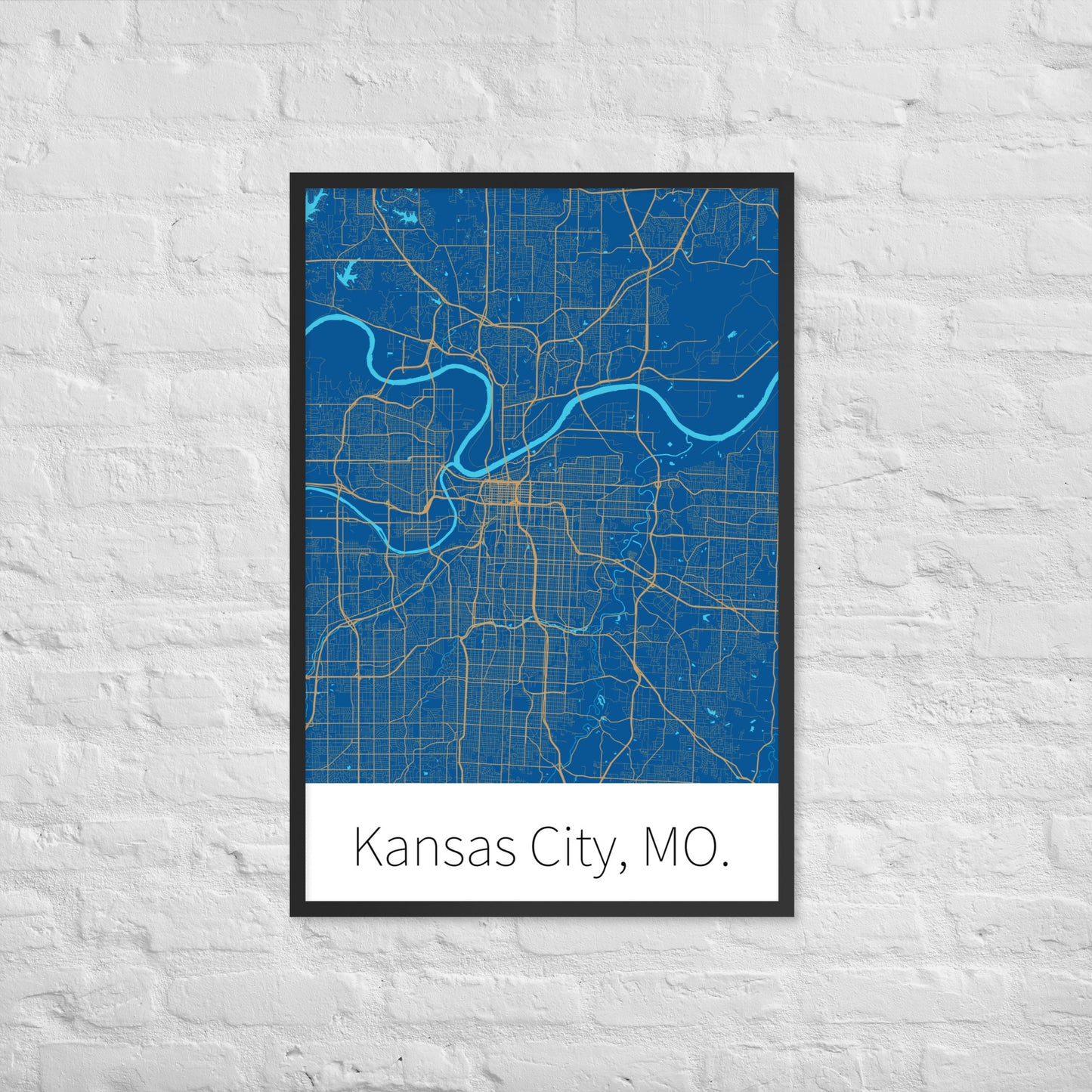 Kansas City, MO. - Royal Blue & Gold