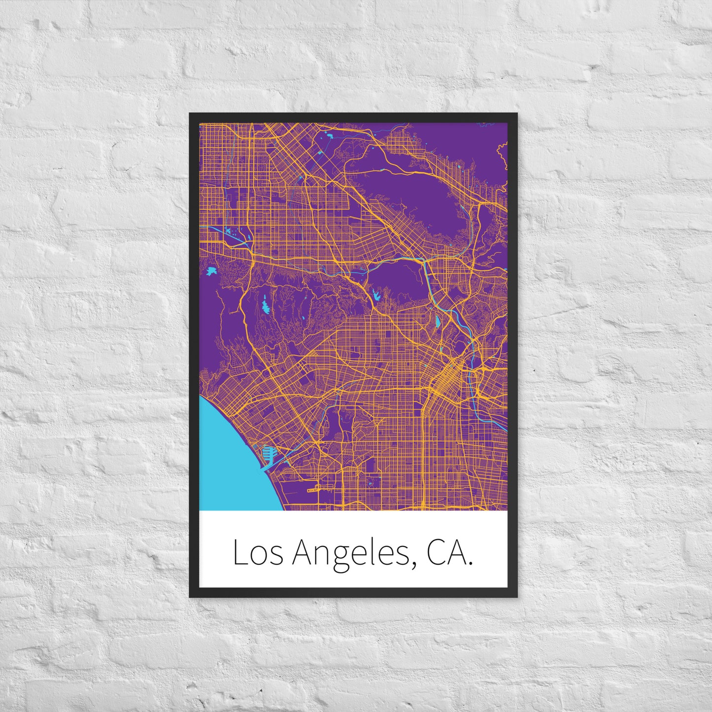 Los Angeles, CA. - Purple & Gold