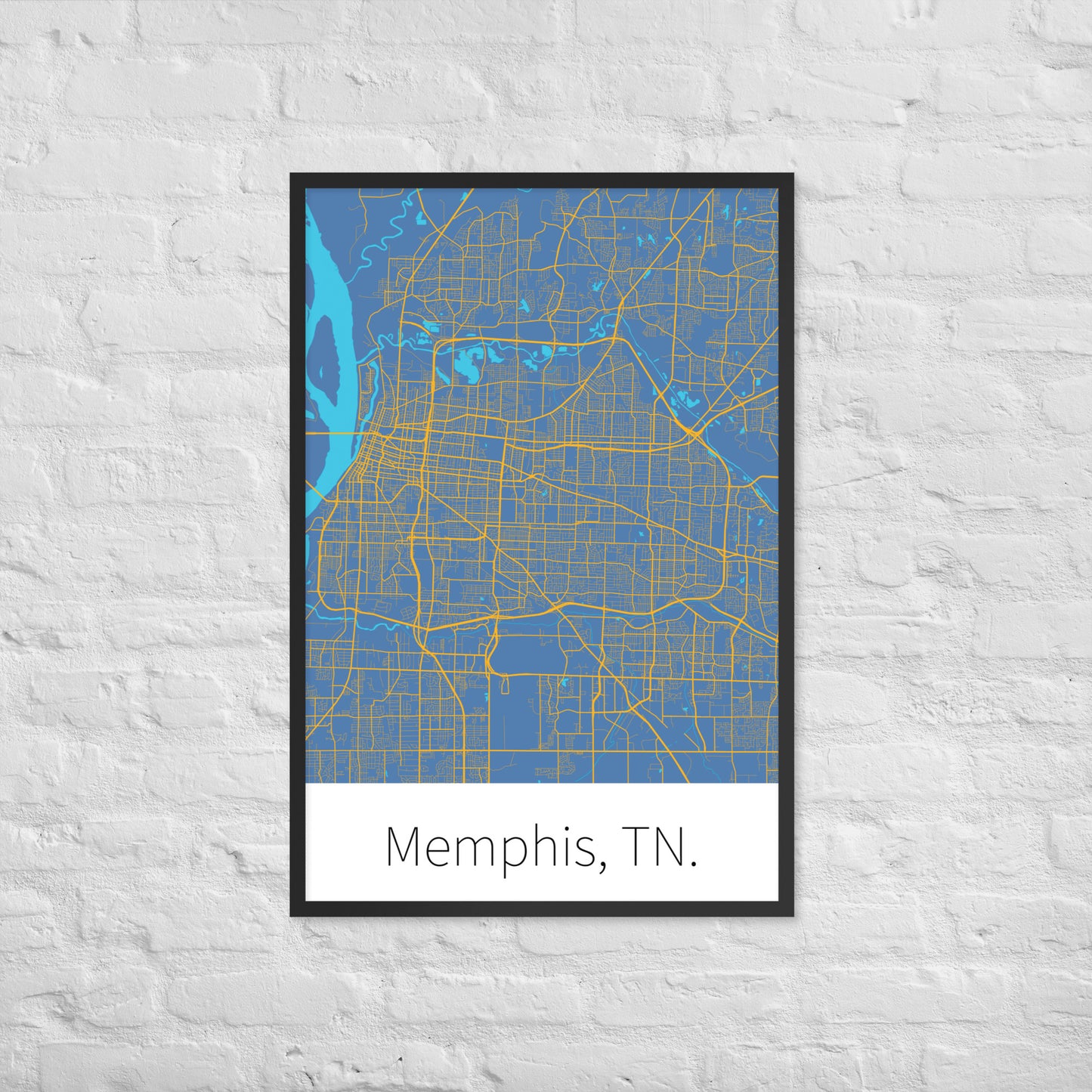 Memphis, TN. - Blue & Yellow