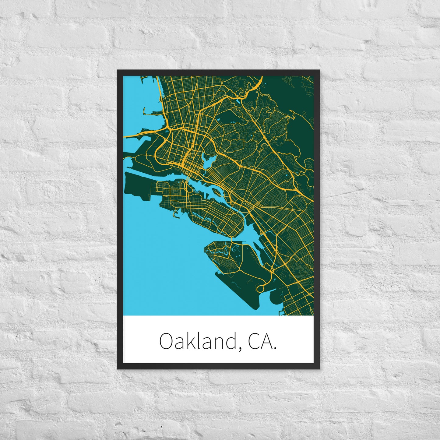 Oakland, CA. - Green & Gold