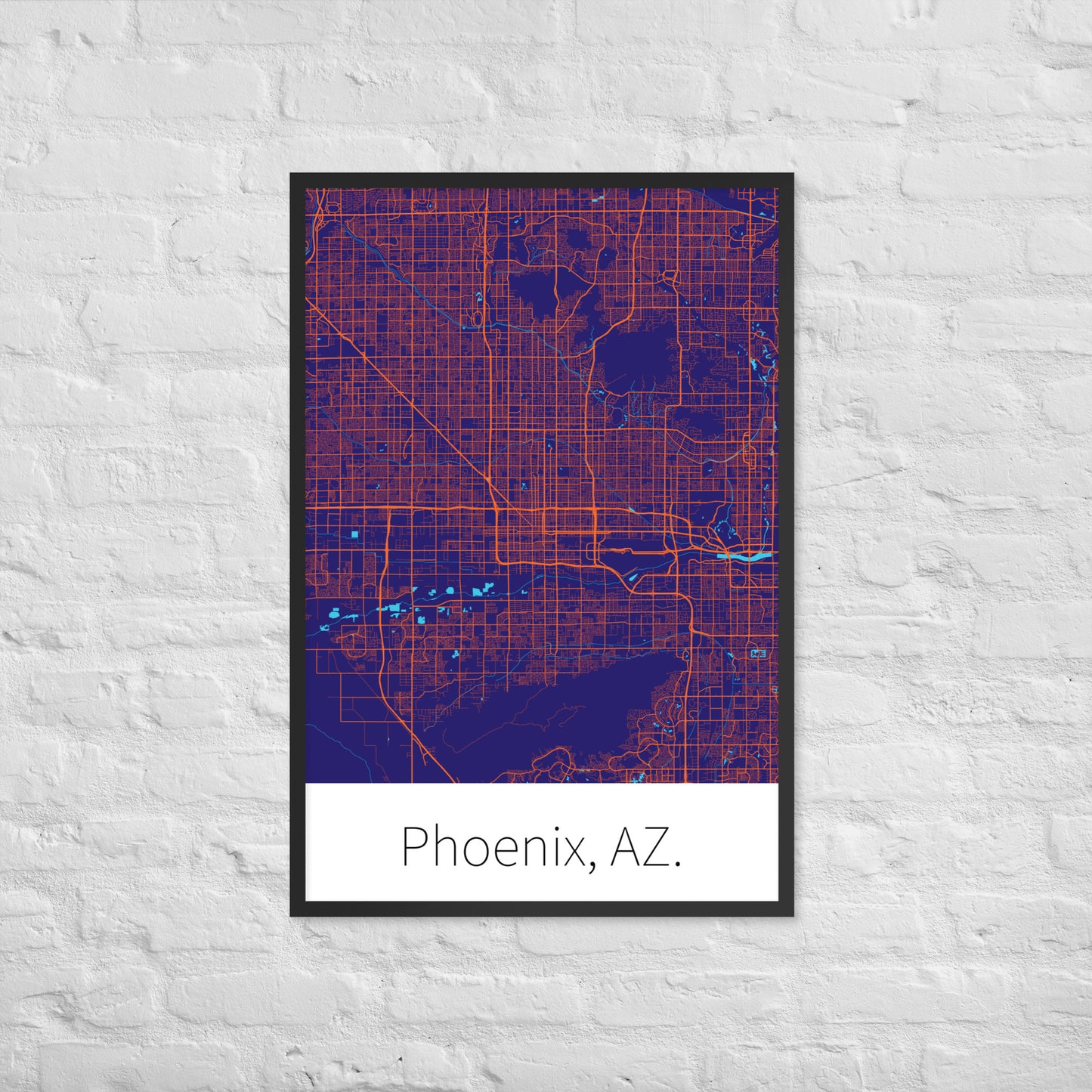 Phoenix, AZ. - Purple & Orange