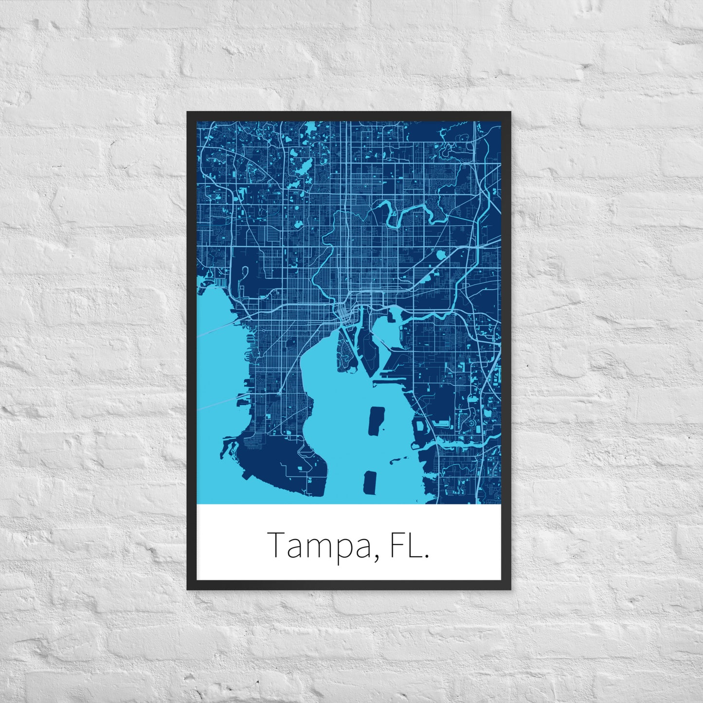 Tampa, FL. - Navy Blue & Columbia Blue