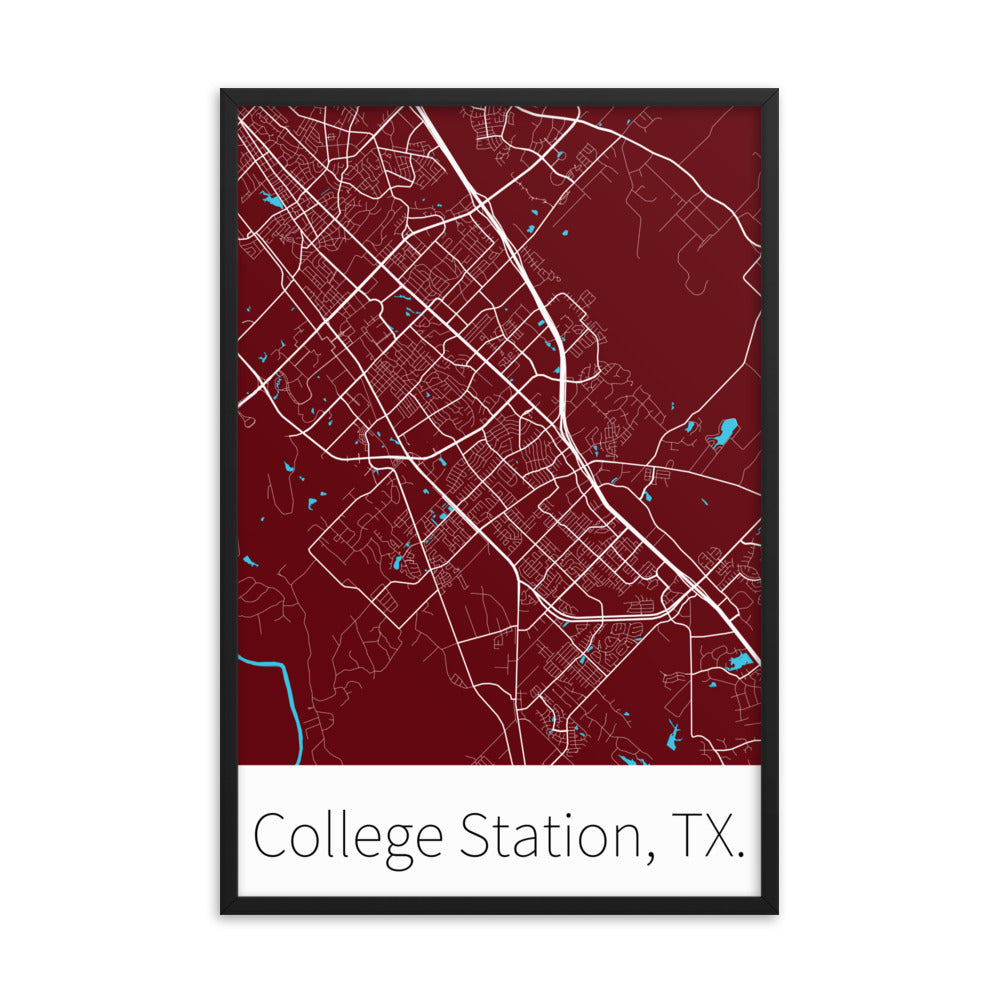 College Station, TX. - Maroon & White