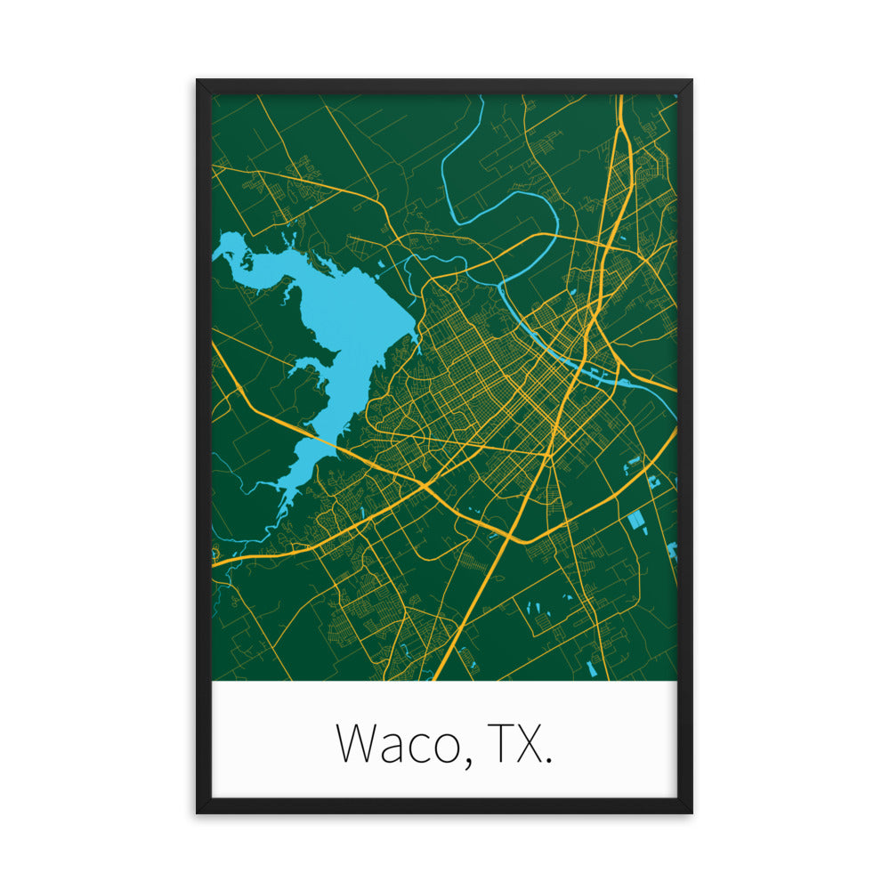 Waco, TX. - Green & Gold