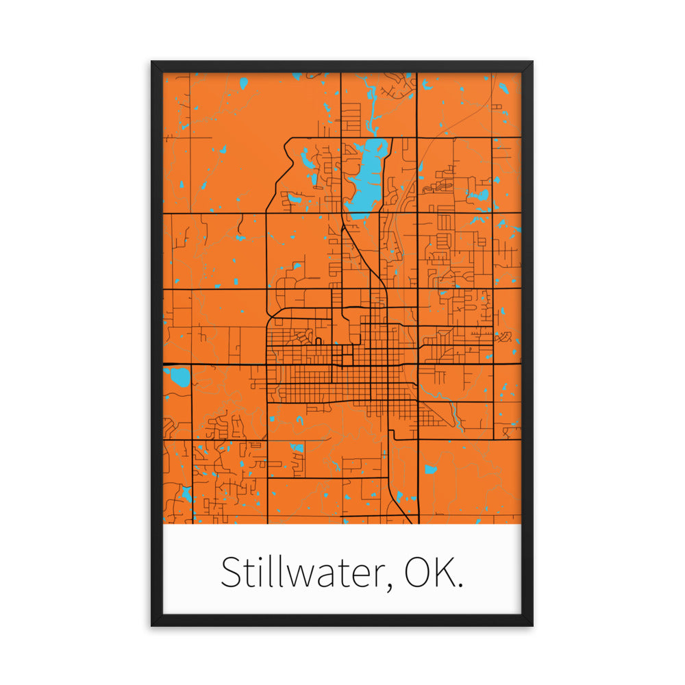 Stillwater, OK. - Orange & Black