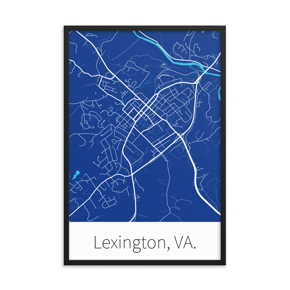 Lexington, VA. - Royal Blue & White