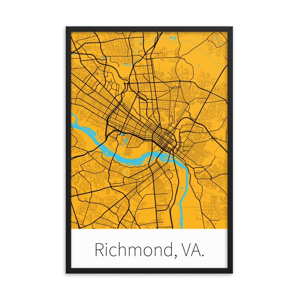 Richmond, VA. - Gold & Black