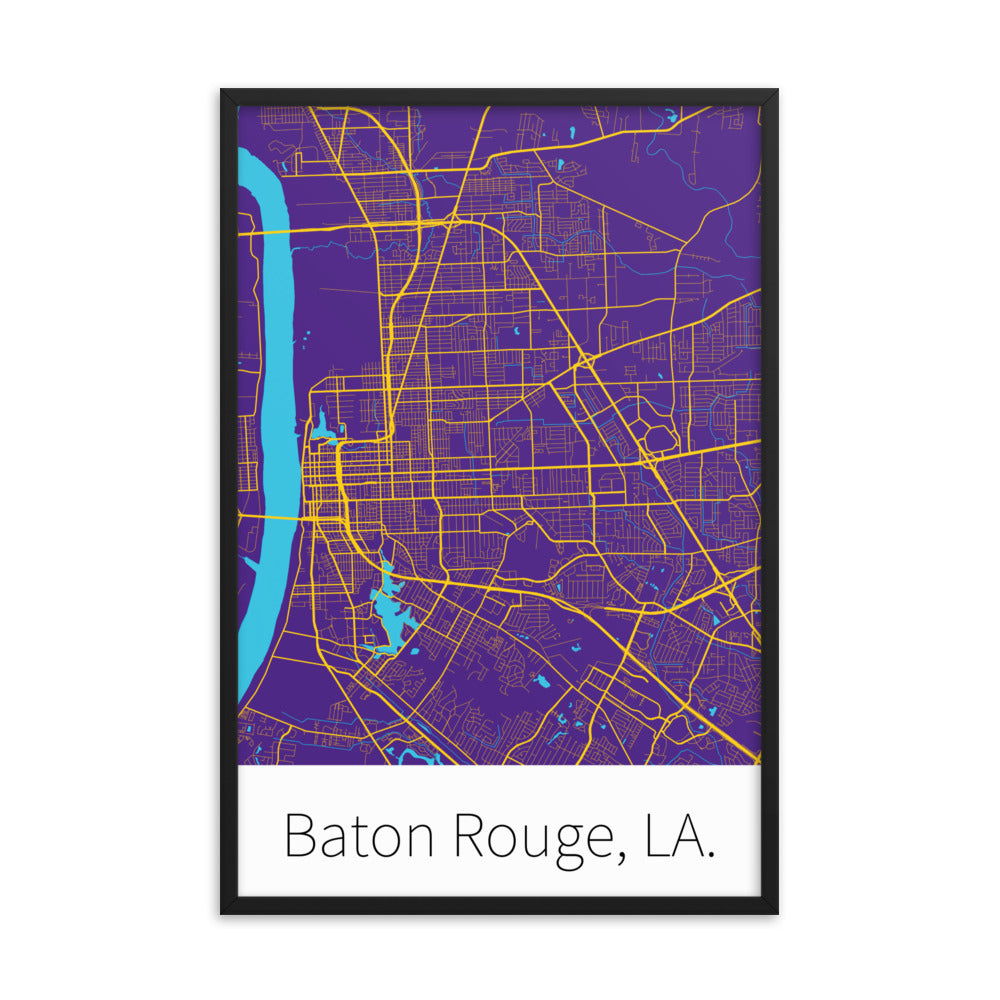 Baton Rouge, LA. - Purple & Gold