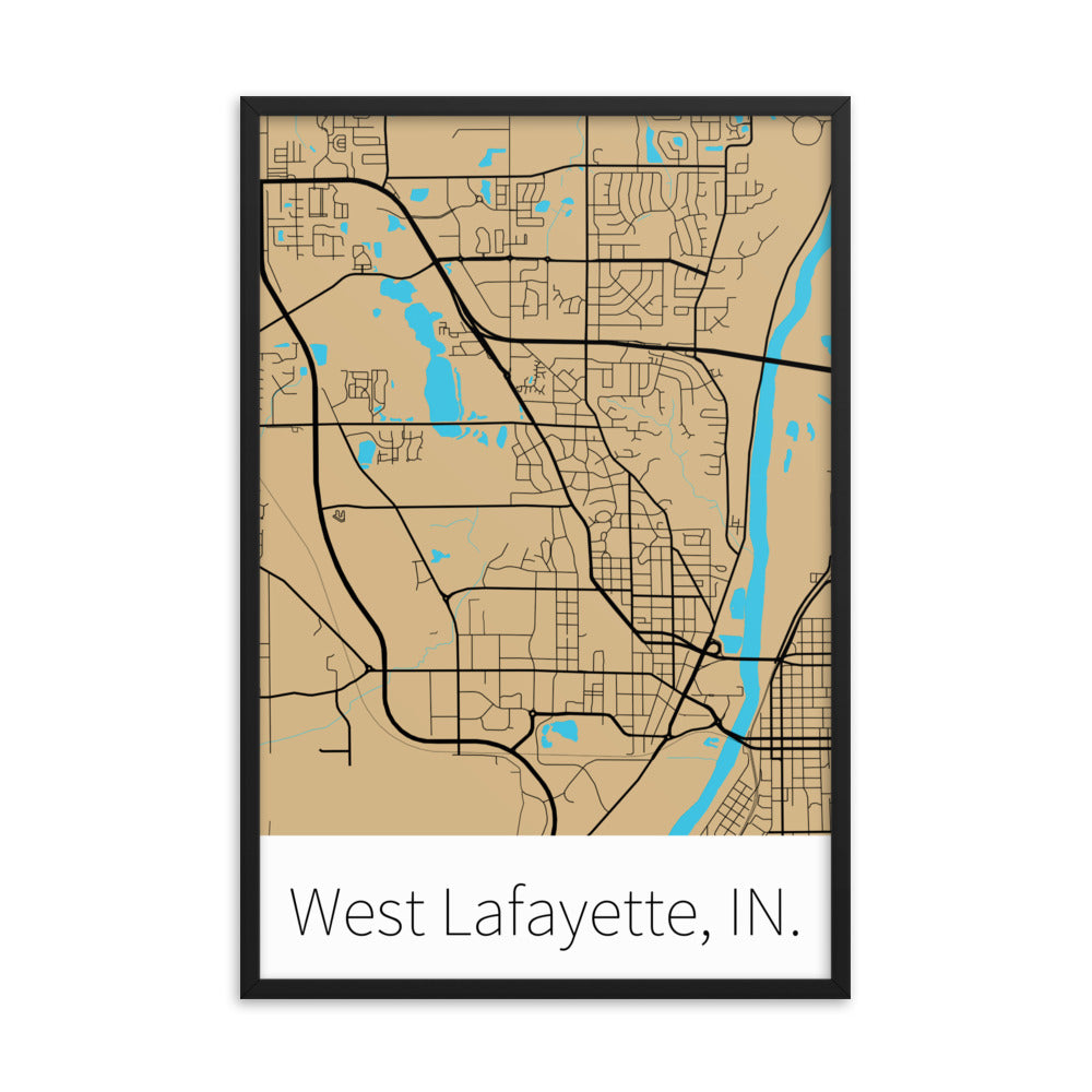 West Lafayette, IN. - Athletic Gold & Black