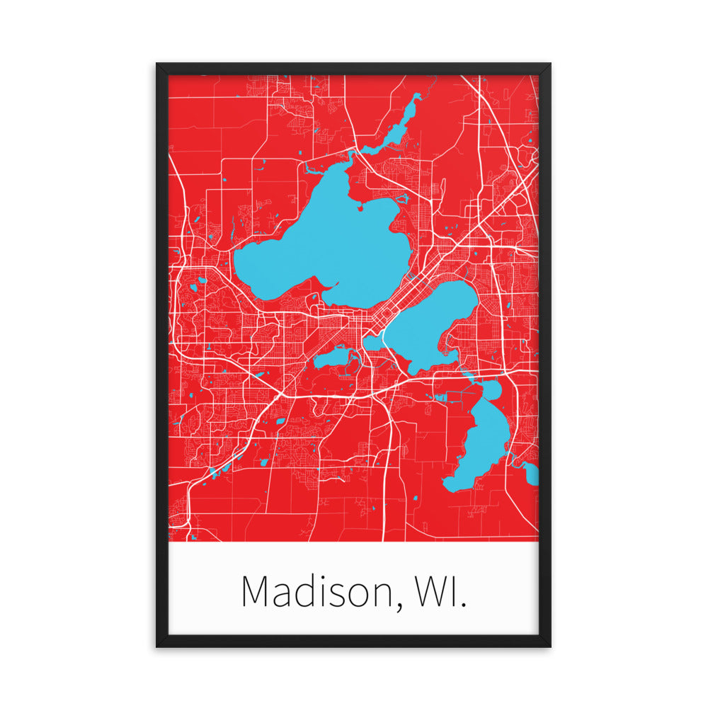 Madison, WI. - Red & White