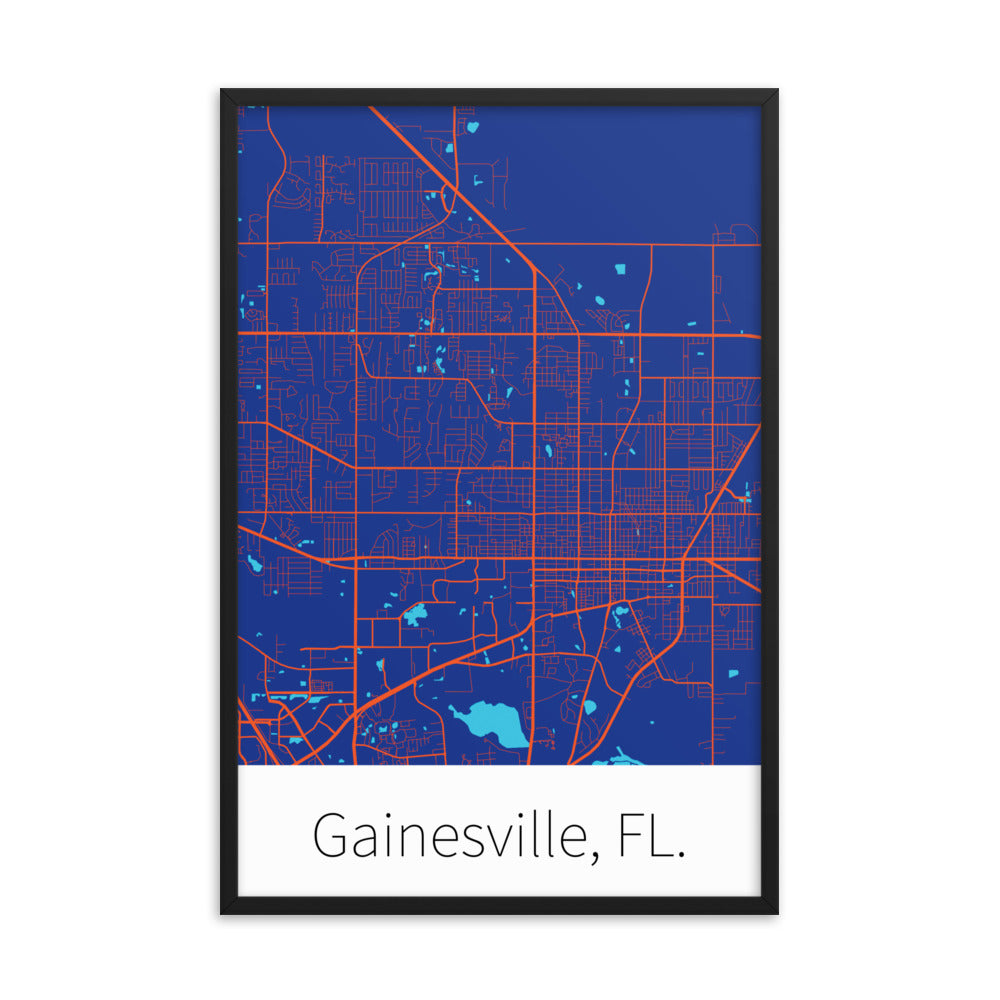 Gainesville, FL. - Blue & Orange