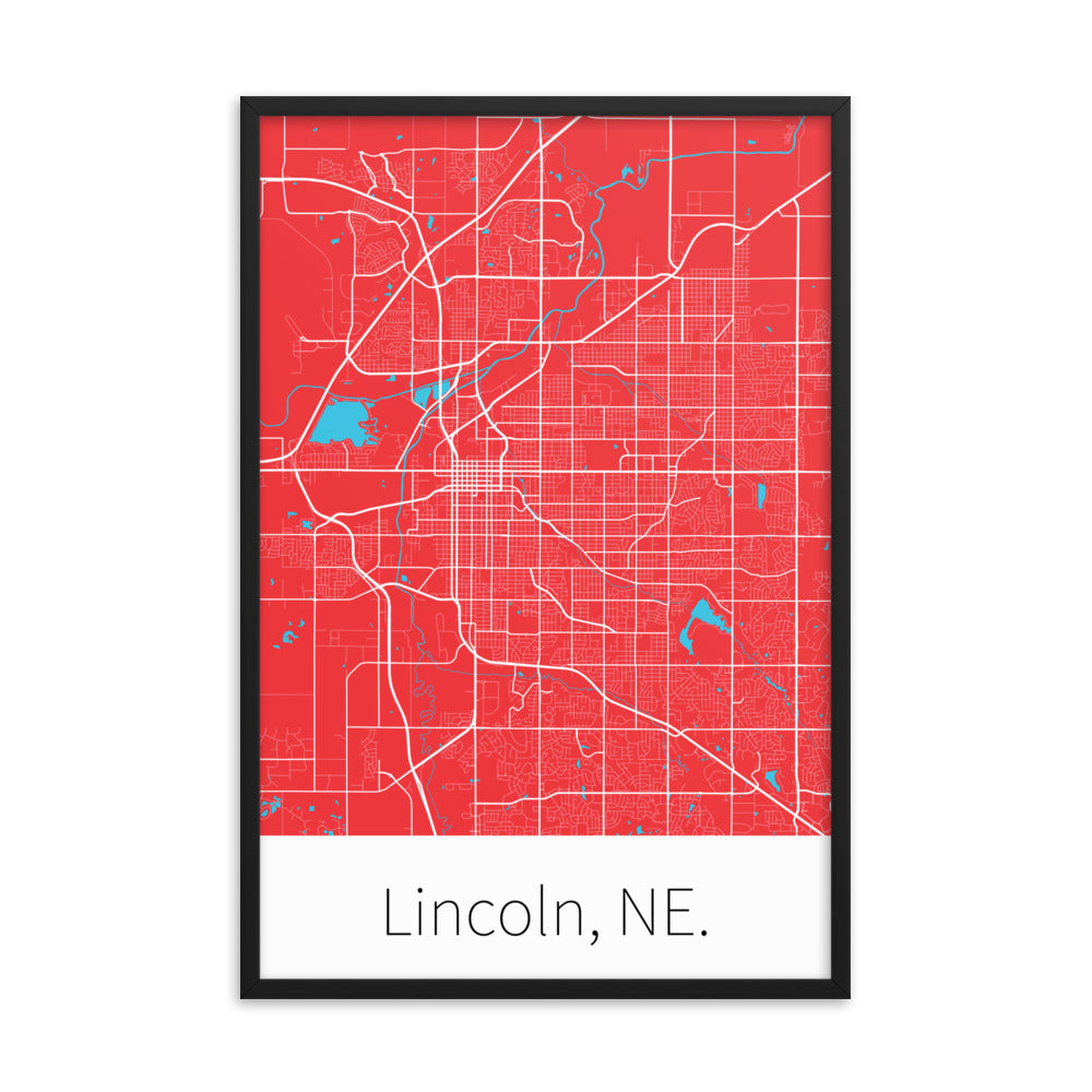 Lincoln, NE. - Red & White