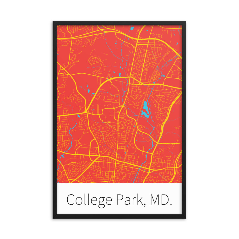 College Park, MD. - Red & Gold