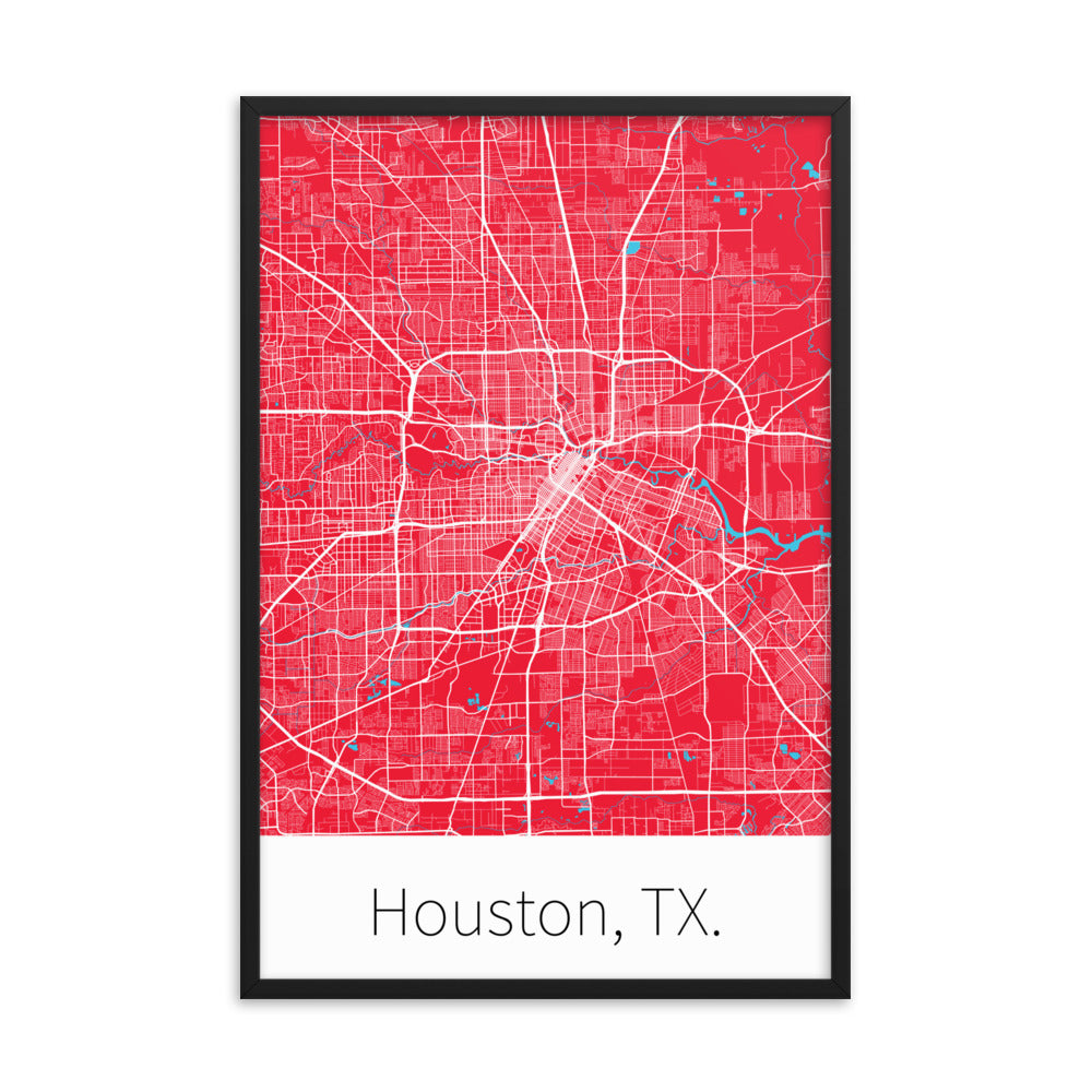 Houston, TX. - Red & White