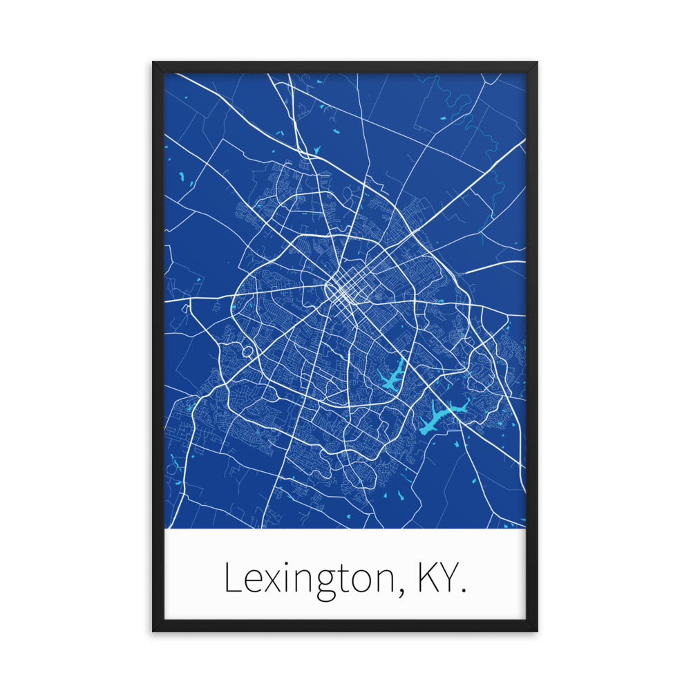 Lexington, KY. - Blue & White