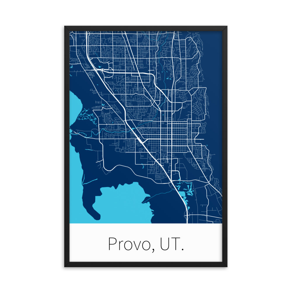 Provo, UT. - Blue & White