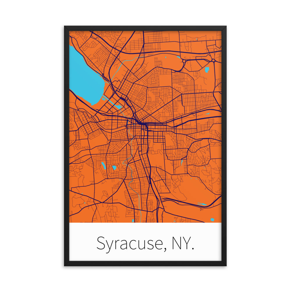 Syracuse, NY. - Syracuse Orange & Primary Blue