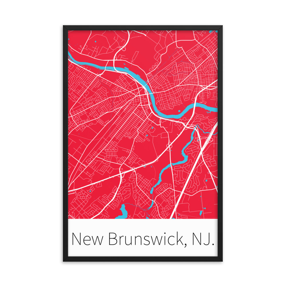 New Brunswick, NJ. - Scarlet & White