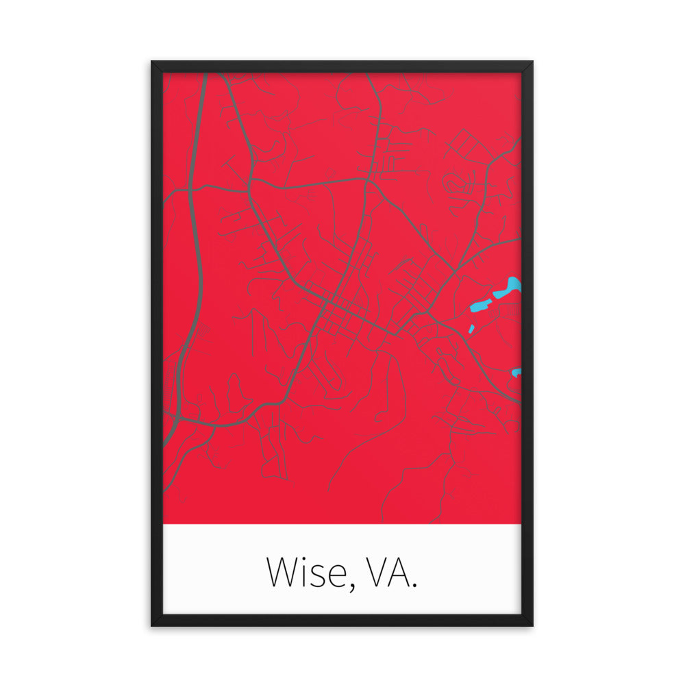 Wise, VA. - Red & Gray