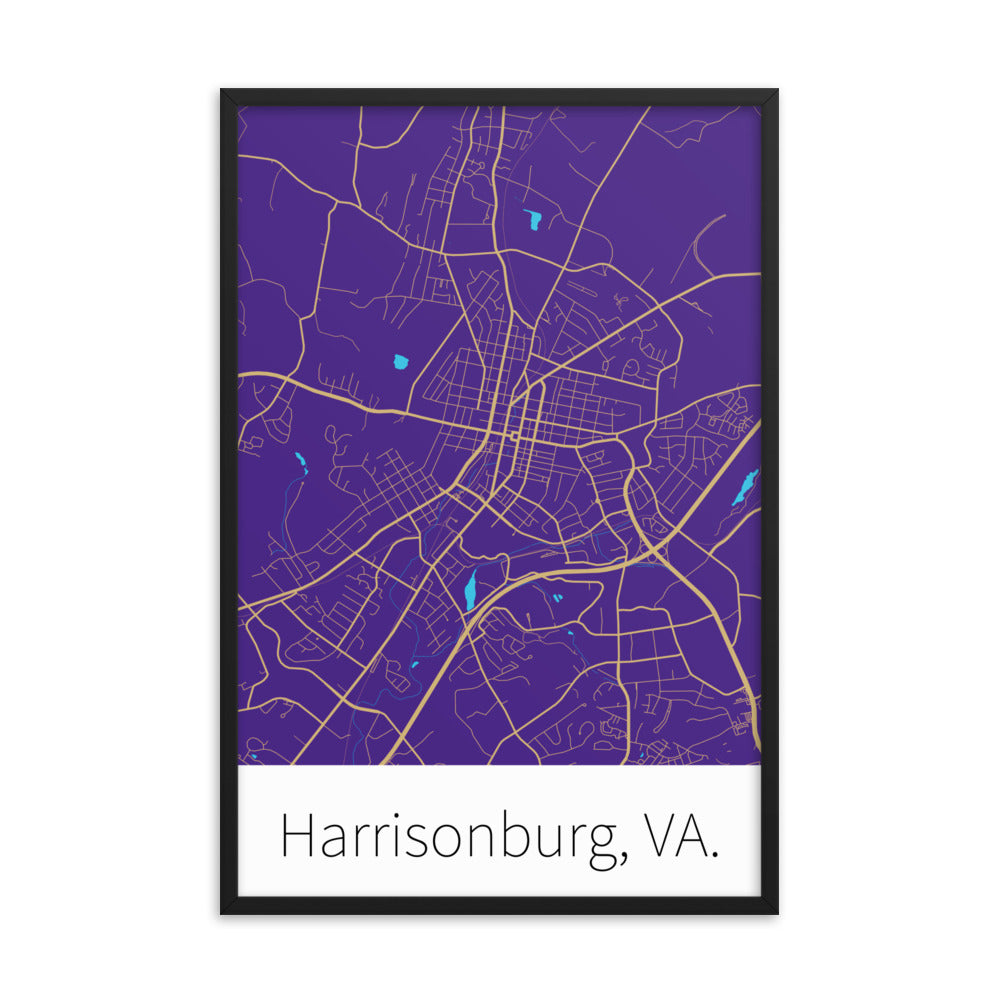 Harrisonburg, VA. - Purple & Gold