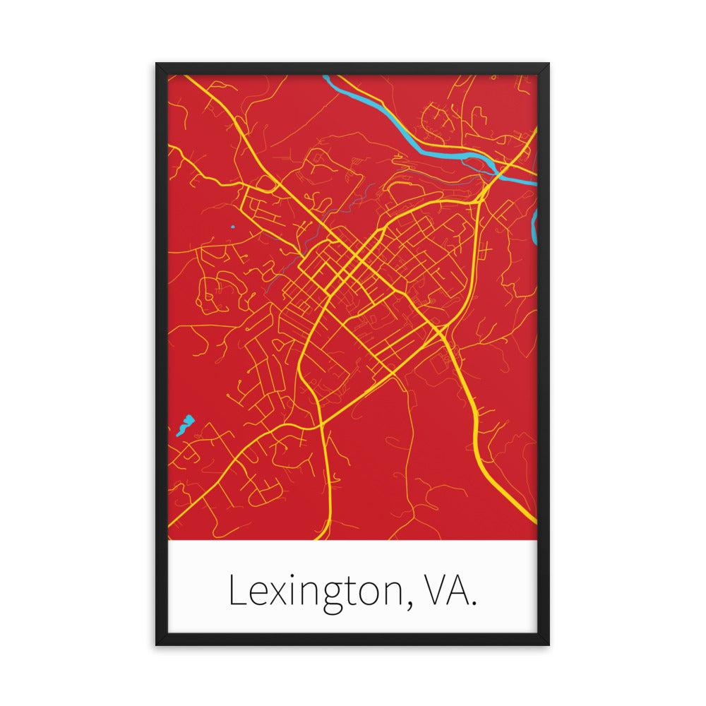 Lexington, VA. - Red & Yellow