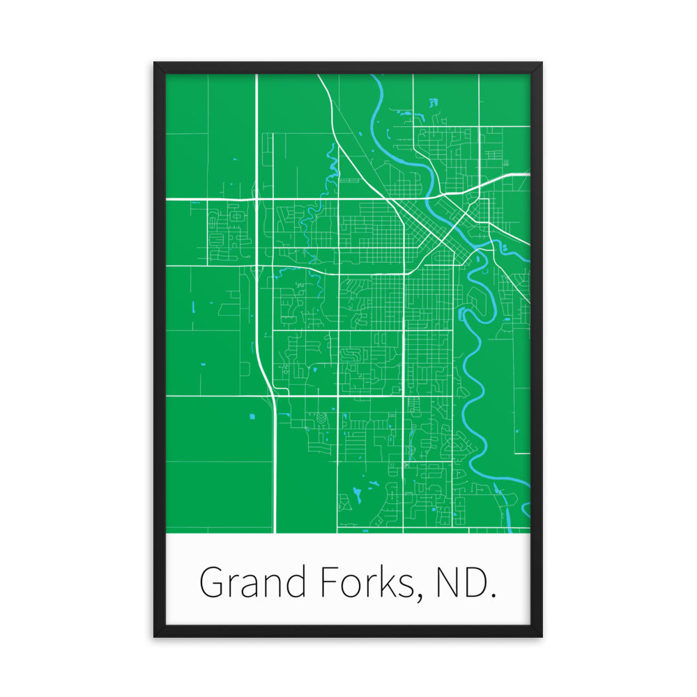 Grand Forks, ND. - UND Green & White