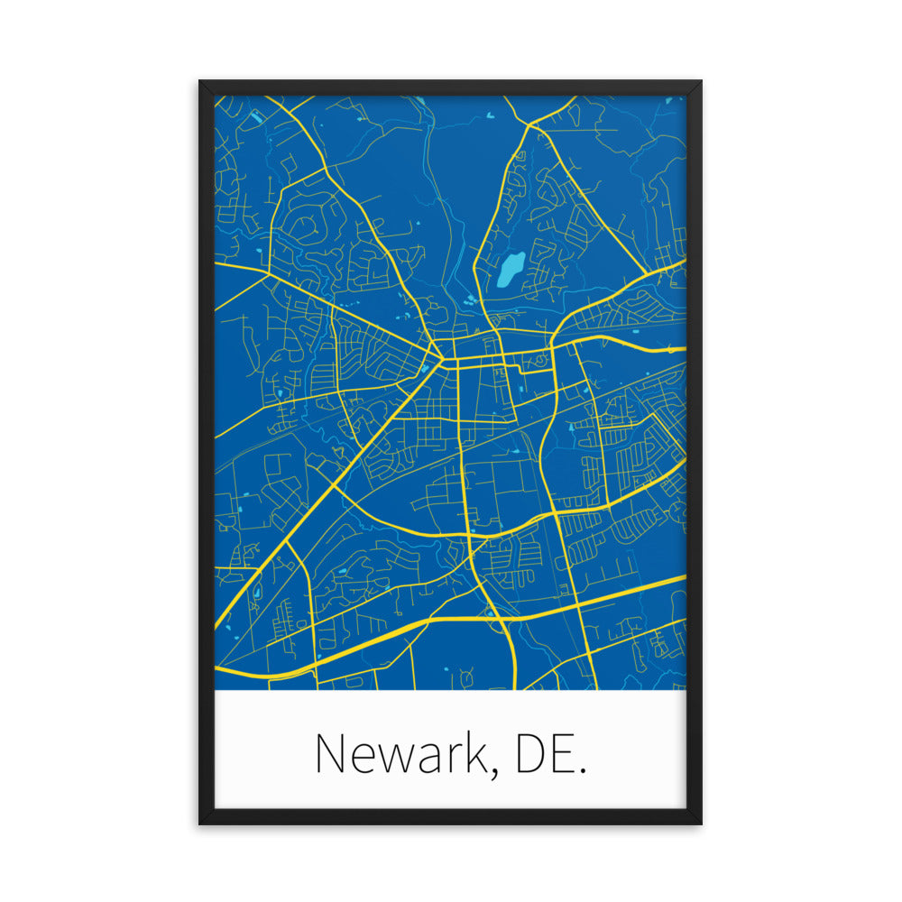 Newark, DE. - Blue & Yellow