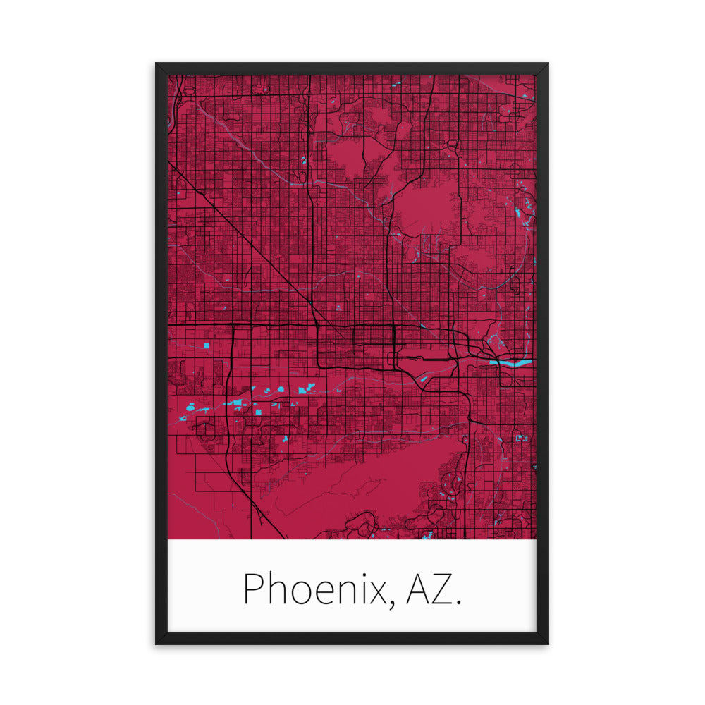 Phoenix, AZ. - Red & Black