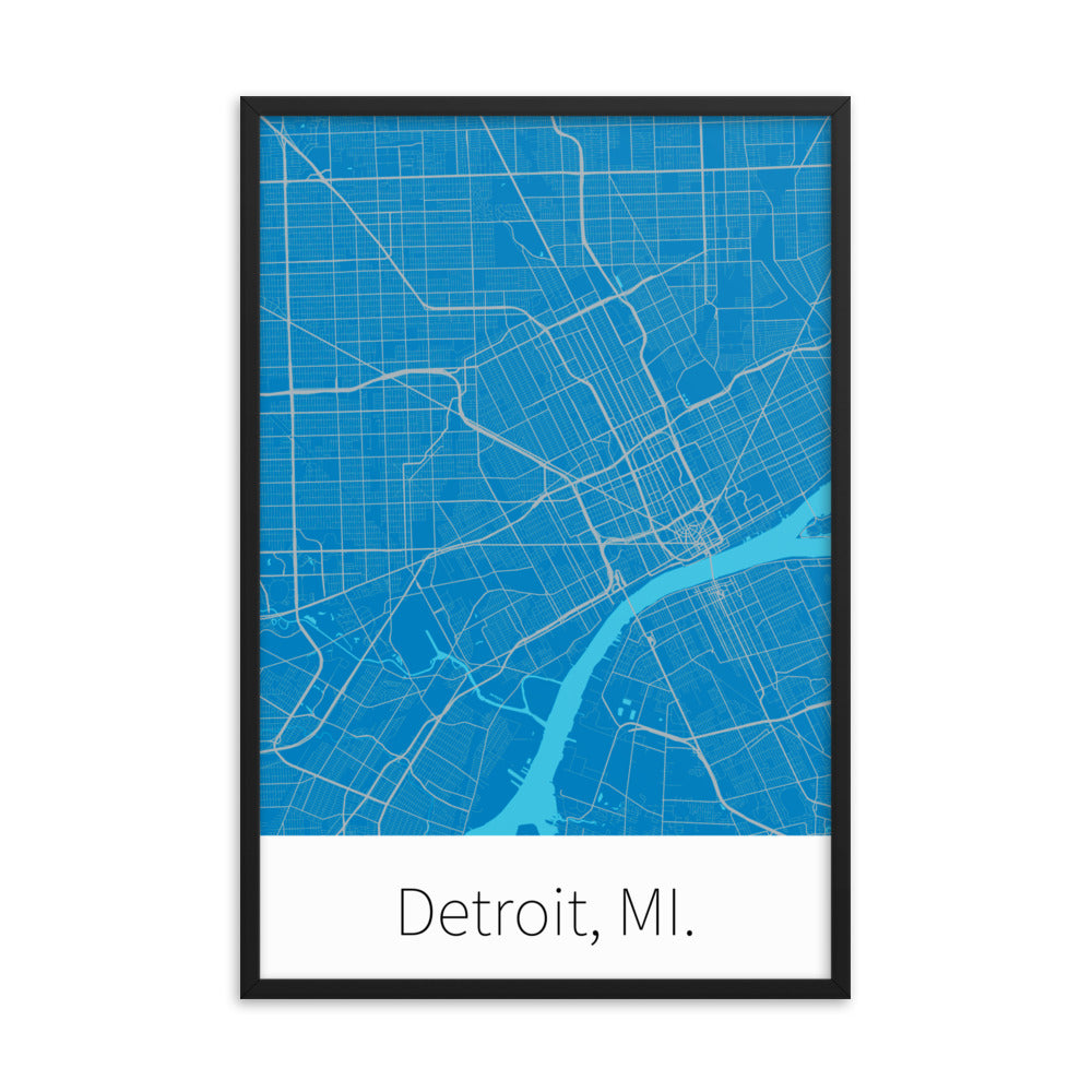 Detroit, MI. - Honolulu Blue & Silver