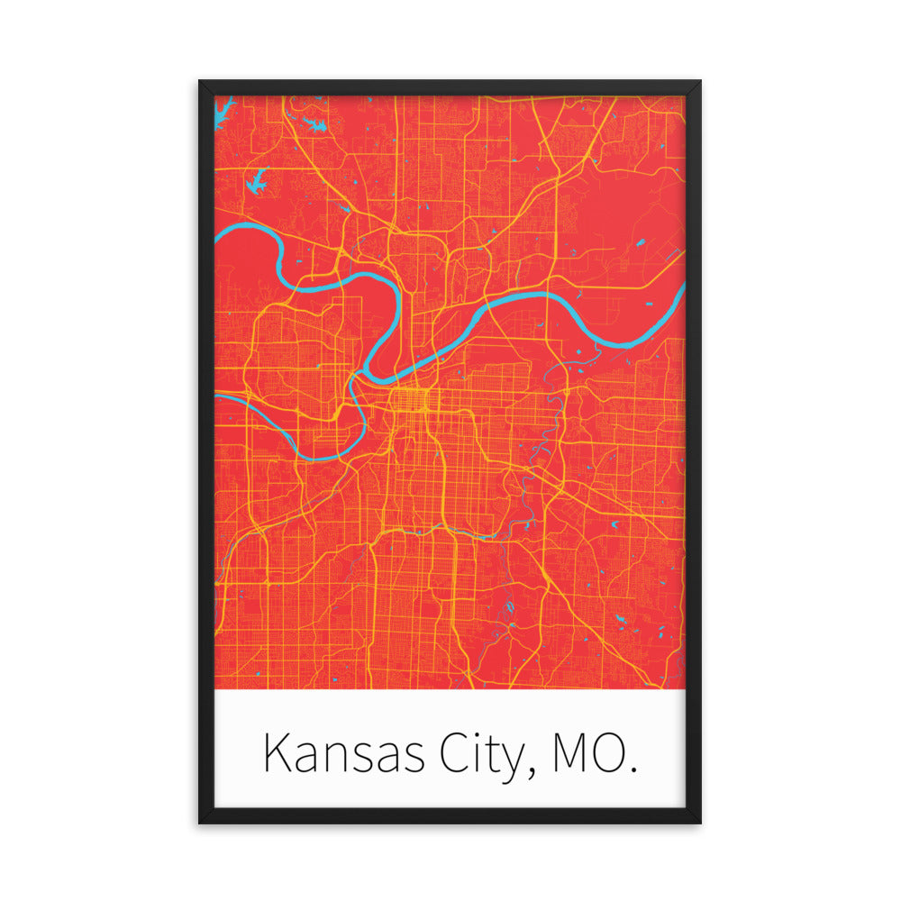 Kansas City, MO. - Red & Gold