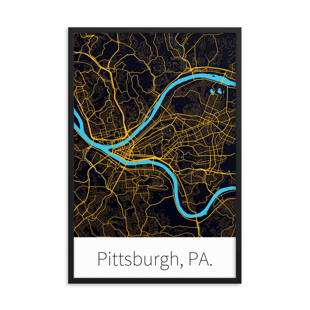 Pittsburgh, PA. - Black & Gold