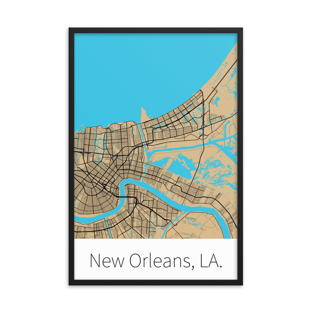 New Orleans, LA. - Old Gold & Black